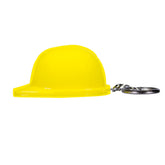Yellow Construction Hat Bottle Opener Keychains